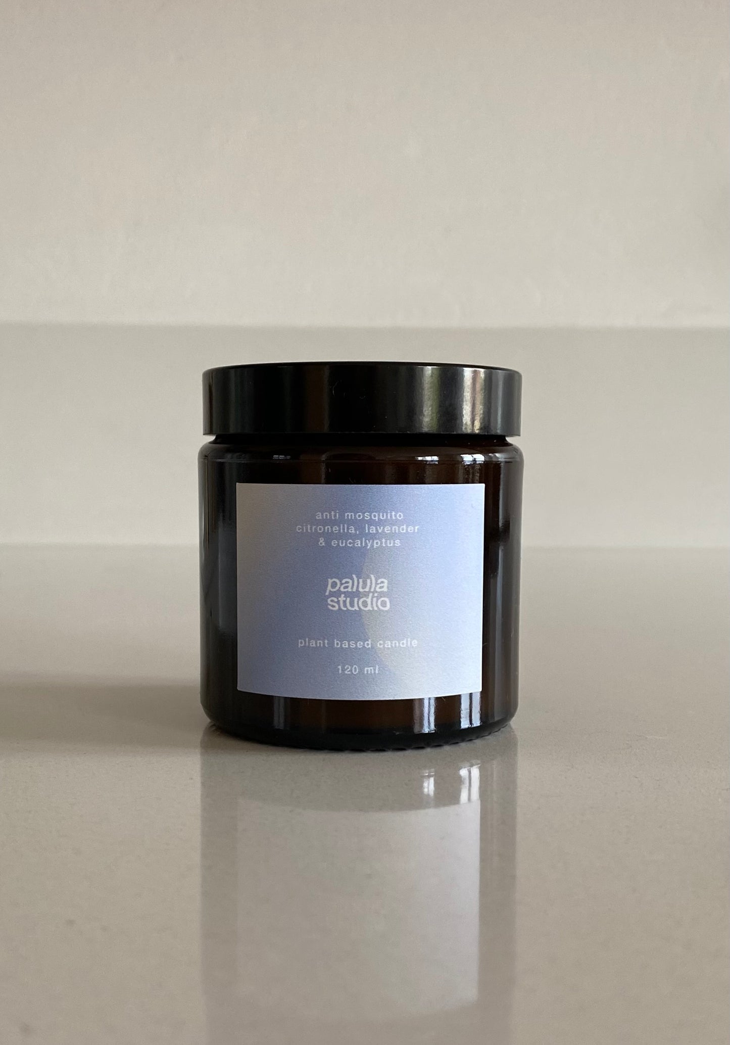 Na komary: cytronela, lawenda i eukaliptus - świeca sojowa w dwóch kolorach