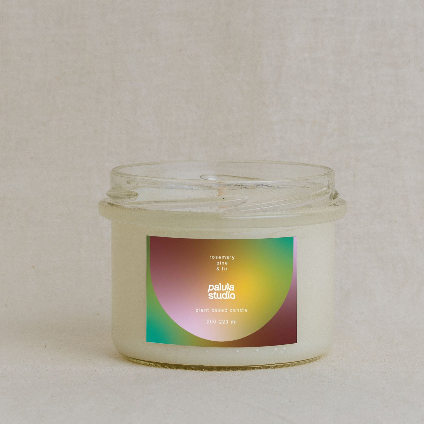 leśna: rozmaryn, czarny świerk i jodła - świeca sojowa