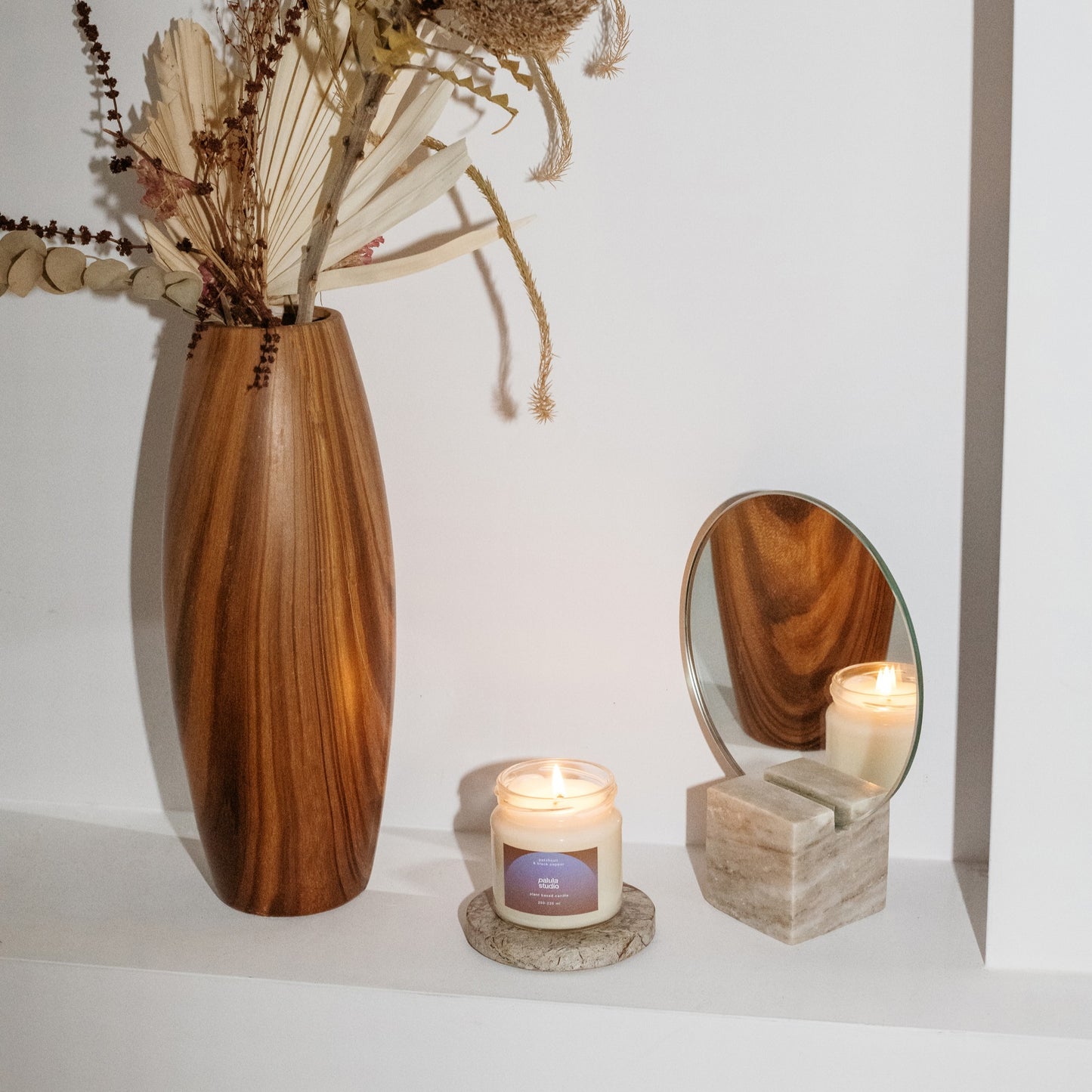 paczula i czarny pieprz - świeca sojowa