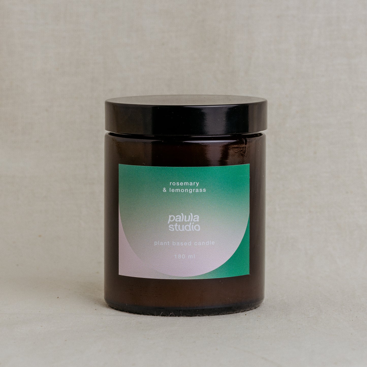 rozmaryn i trawa cytrynowa - świeca sojowa